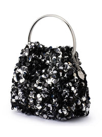 OLGA BERG SHARMA SEQUIN POUCH