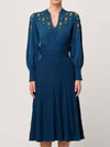 ONCE WAS AMOR BELTED KNIT DRESS