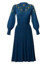 ONCE WAS AMOR BELTED KNIT DRESS
