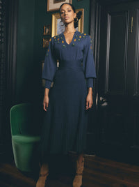 ONCE WAS AMOR BELTED KNIT DRESS