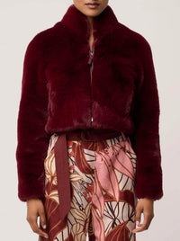ONCE WAS DAWN FAUX FUR JACKET