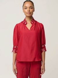ONCE WAS JARDIN BLOUSE