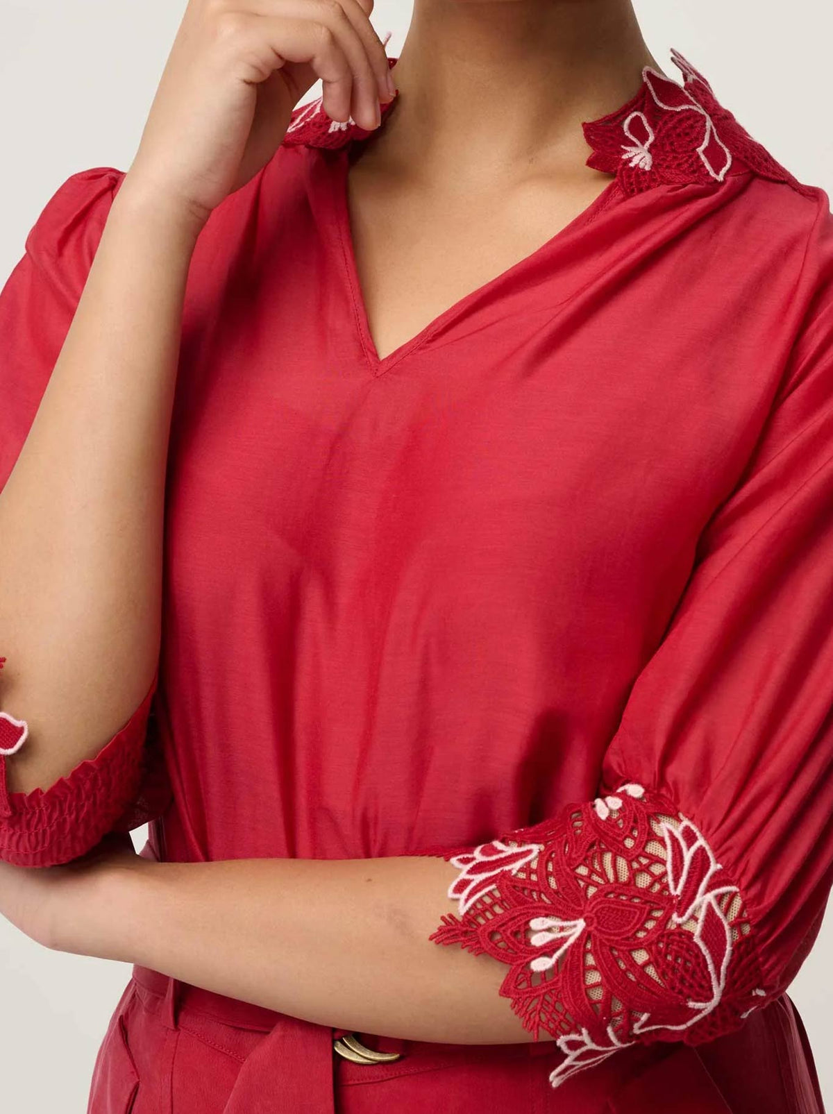 ONCE WAS JARDIN BLOUSE