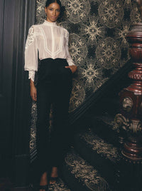ONCE WAS SCARLETT FAUX SUEDE PANT