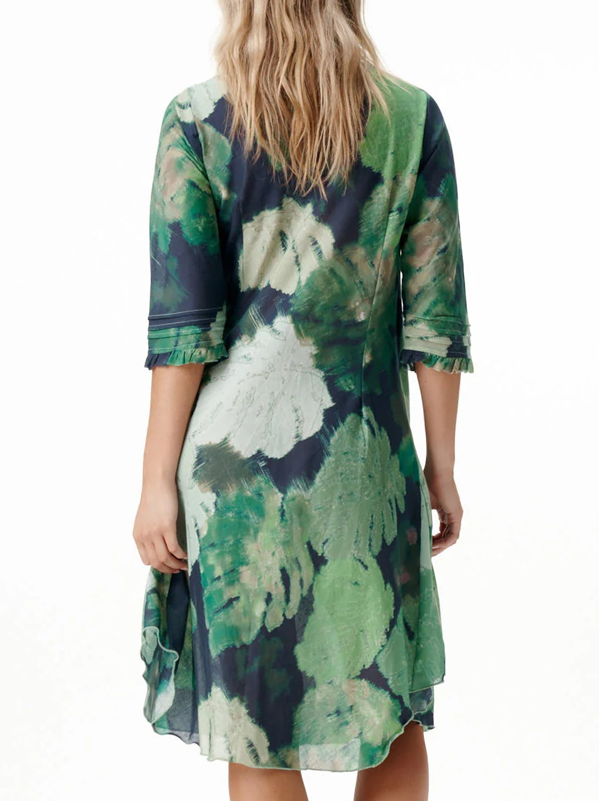 ONE SEASON MONSTERA NIGHT MIDDY POPPY DRESS