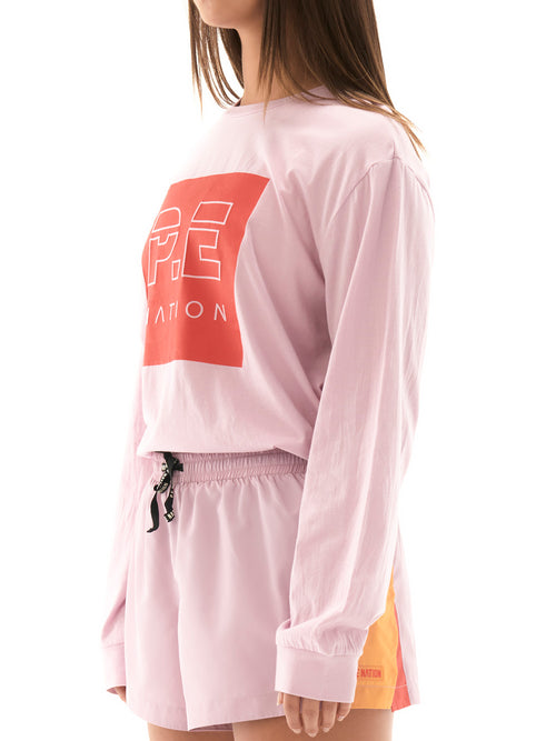 P.E NATION ARCADE LONG SLEEVE TOP
