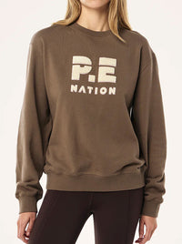 P.E NATION HEADS UP BOUCLE SWEAT