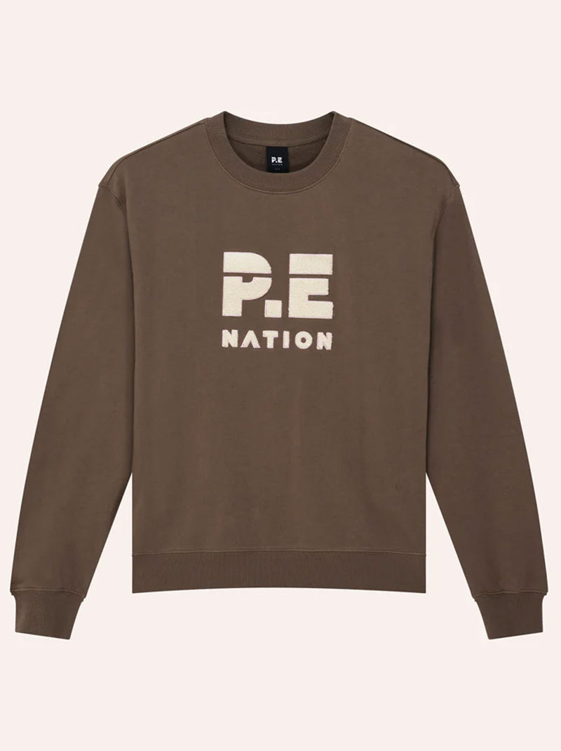P.E NATION HEADS UP BOUCLE SWEAT