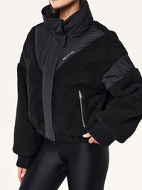 P.E NATION DISTRICT CROP JACKET