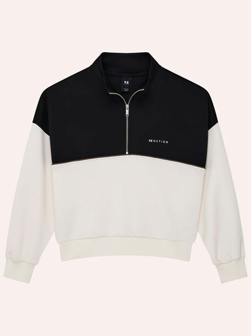 P.E NATION BOUNDLESS ZIP NECK