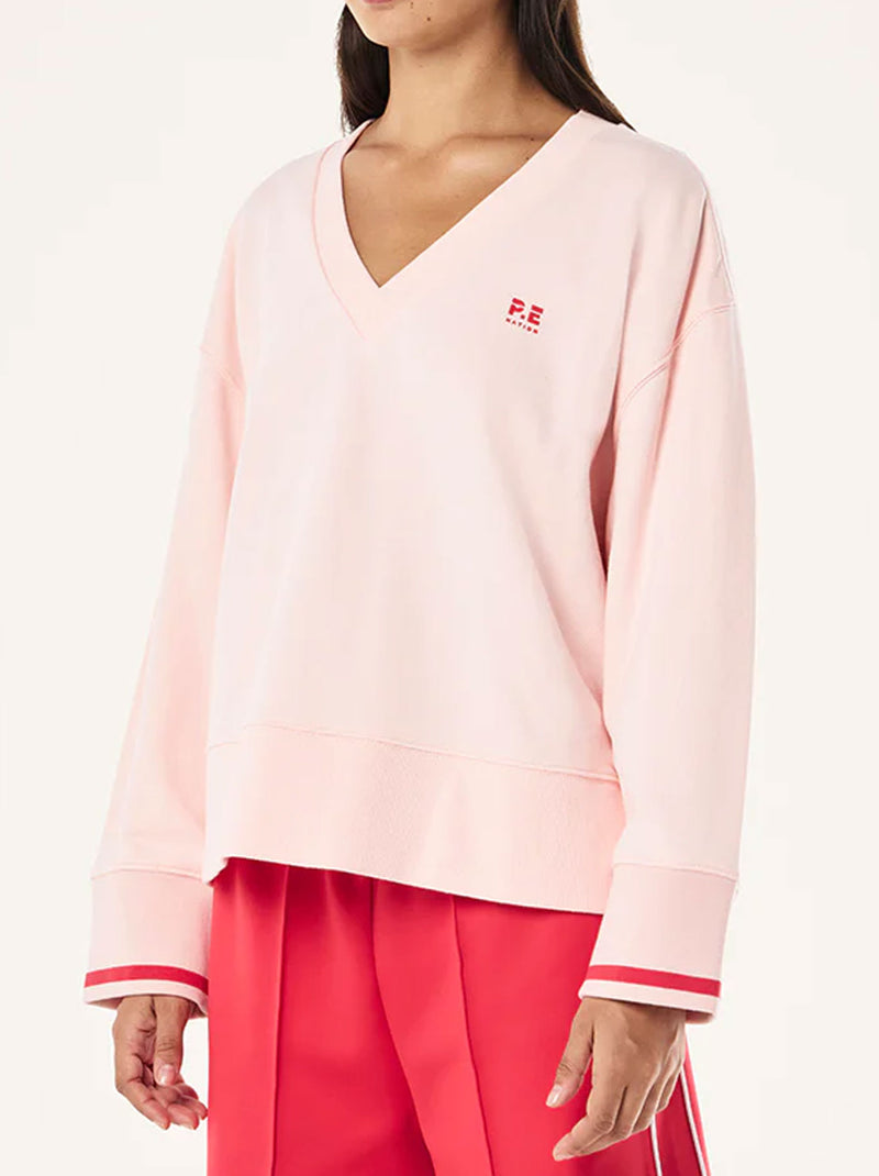 P.E NATION COURTSIDE V NECK SWEAT