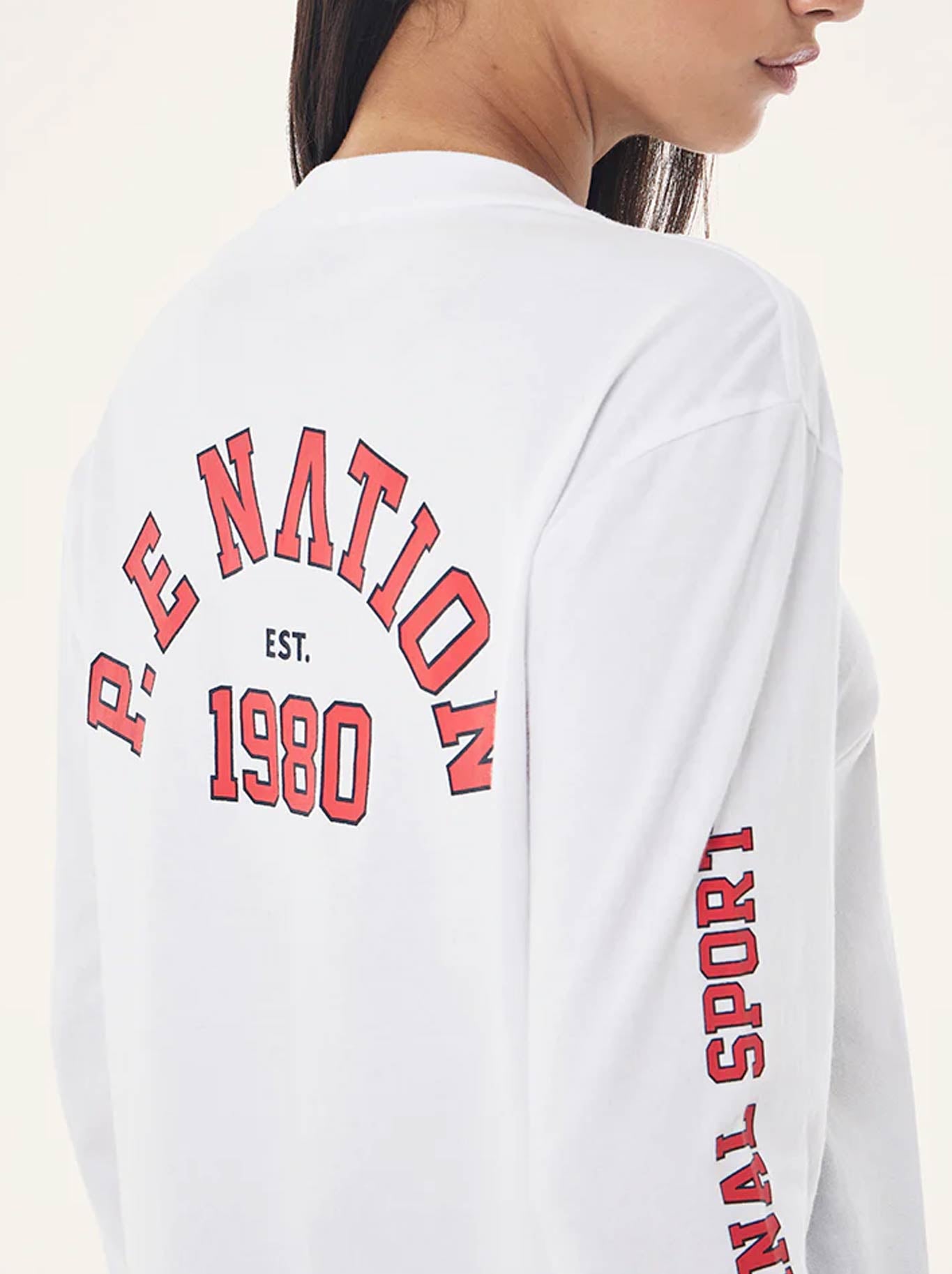 P.E NATION ESTABLISHED LONG SLEEVE TEE