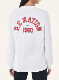 P.E NATION ESTABLISHED LONG SLEEVE TEE