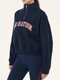 P.E NATION LEGACY QUARTER ZIP SWEAT
