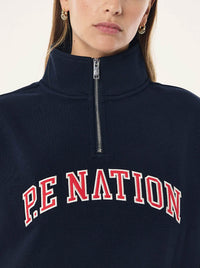 P.E NATION LEGACY QUARTER ZIP SWEAT