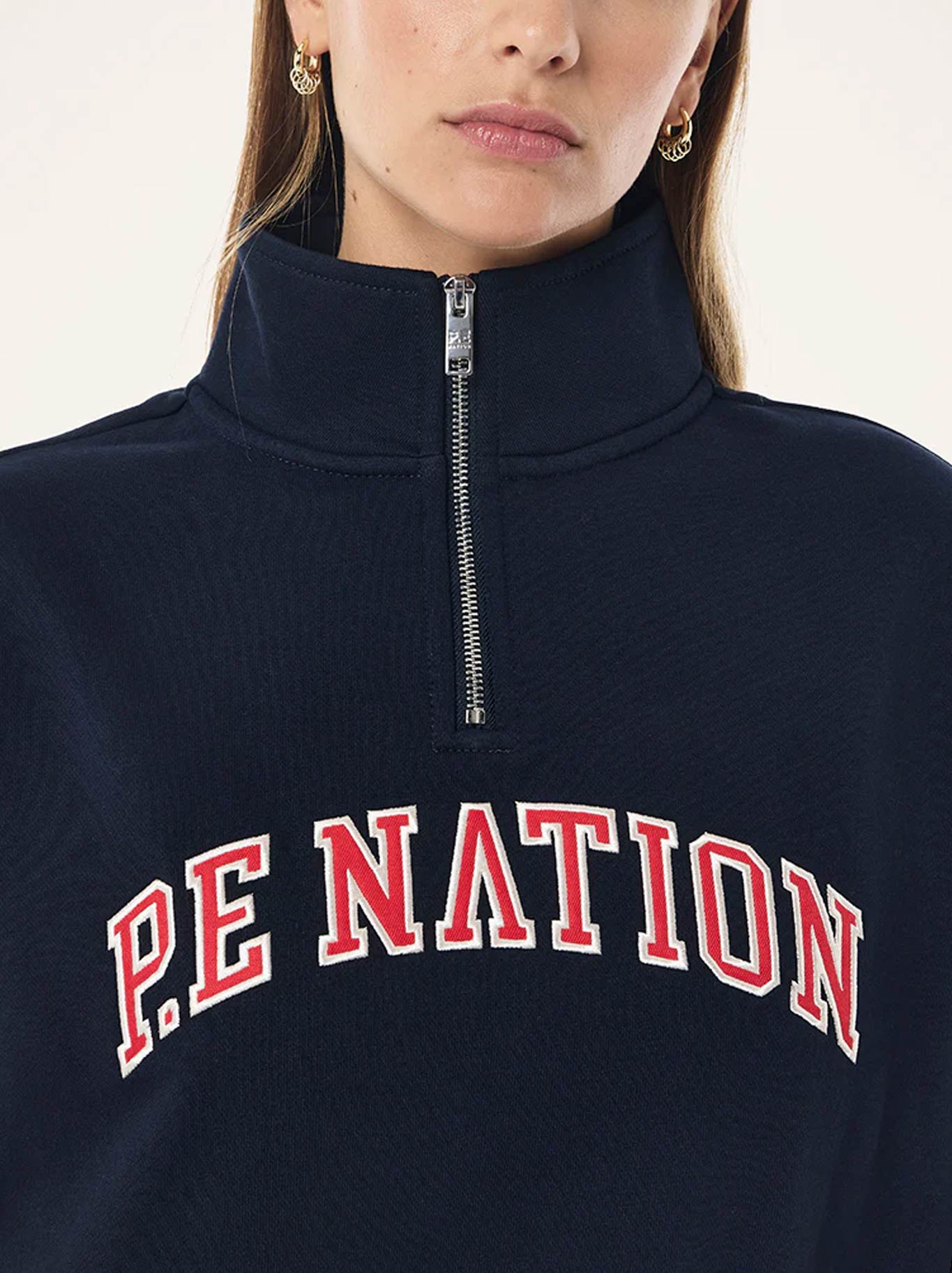 P.E NATION LEGACY QUARTER ZIP SWEAT