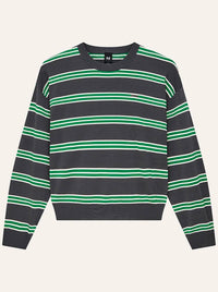 P.E NATION RETREAT STRIPE SWEATER