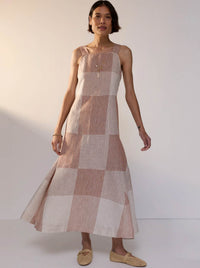 POL NIXIE GINGHAM DRESS