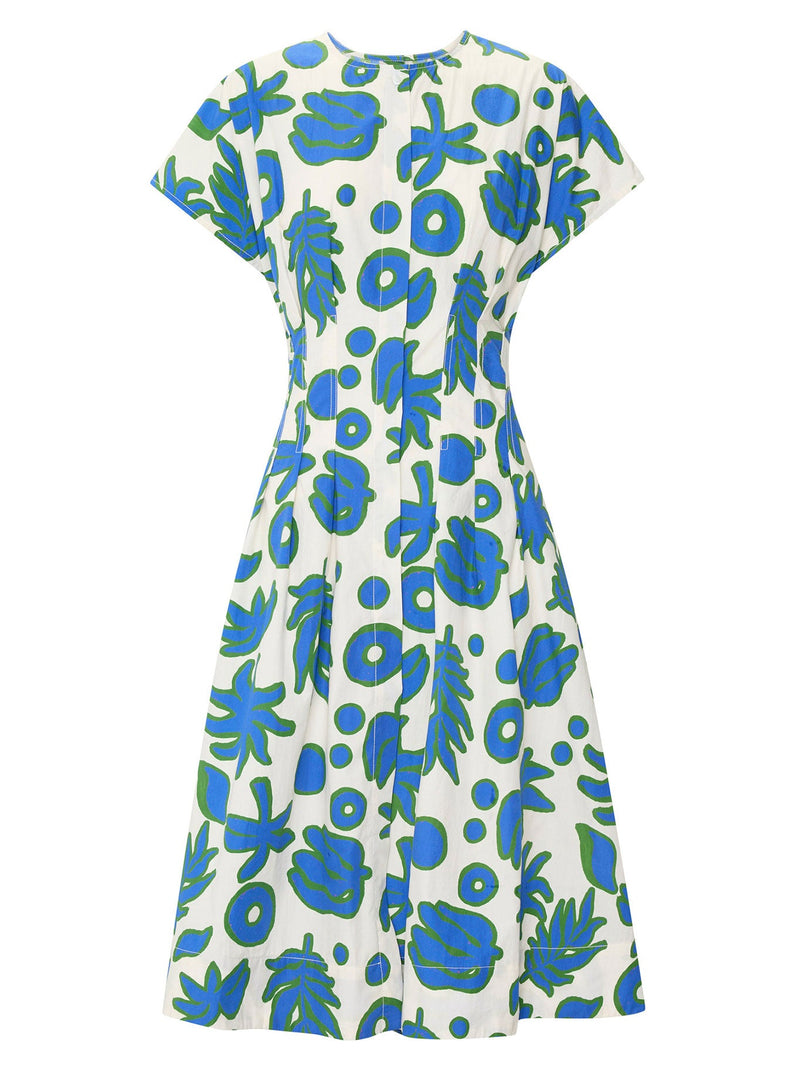 POL JAINE TUCKED DRESS