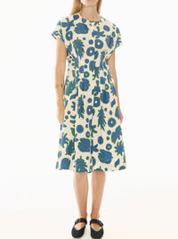 POL JAINE TUCKED DRESS