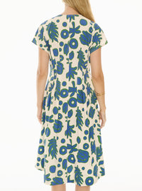 POL JAINE TUCKED DRESS