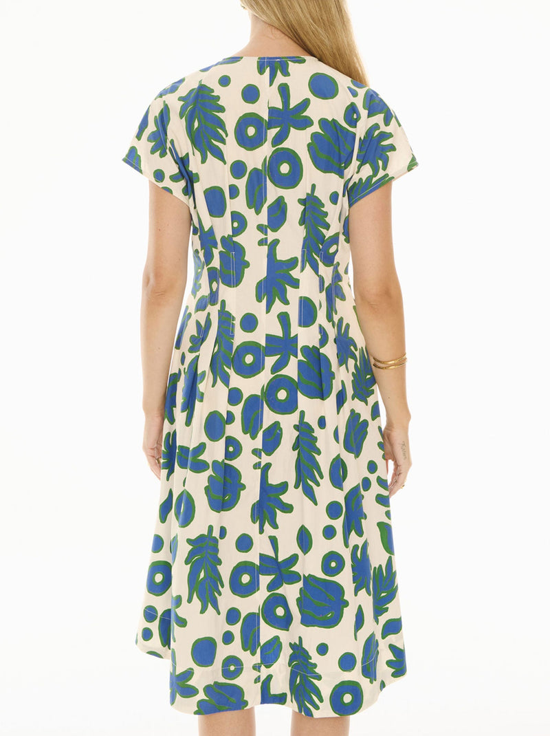 POL JAINE TUCKED DRESS