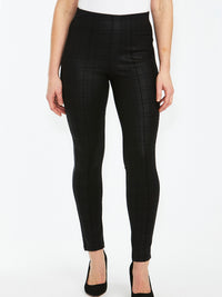 PINGPONG CHECK PRINT PONTE PANT