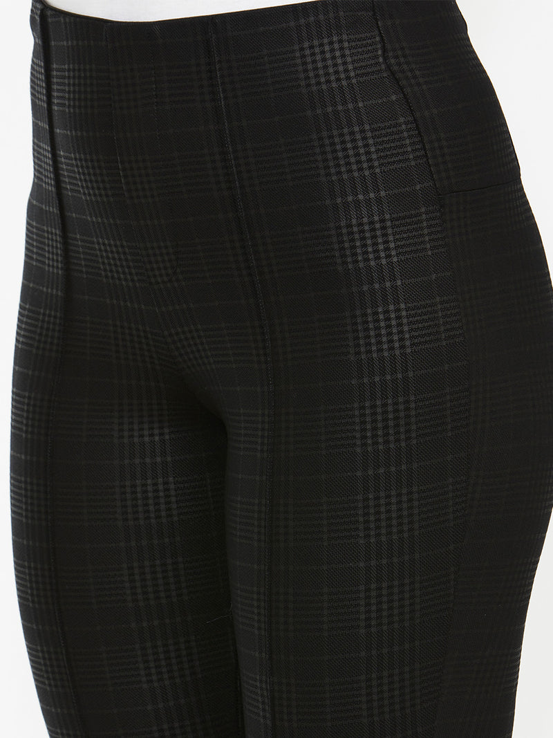 PINGPONG CHECK PRINT PONTE PANT