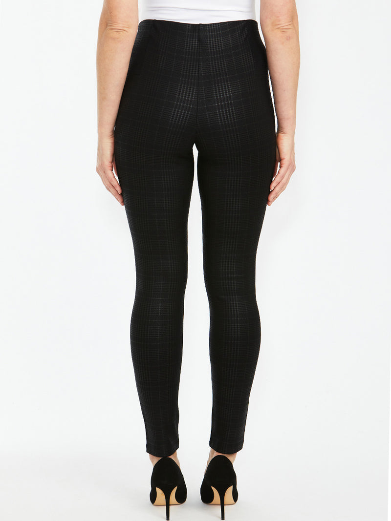 PINGPONG CHECK PRINT PONTE PANT