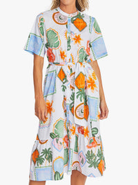 PINGPONG TAHITI BELT DRESS