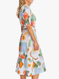 PINGPONG TAHITI BELT DRESS