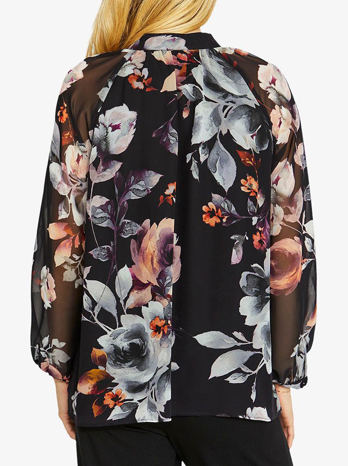 PINGPONG PORCELAIN FLORAL BLOUSE