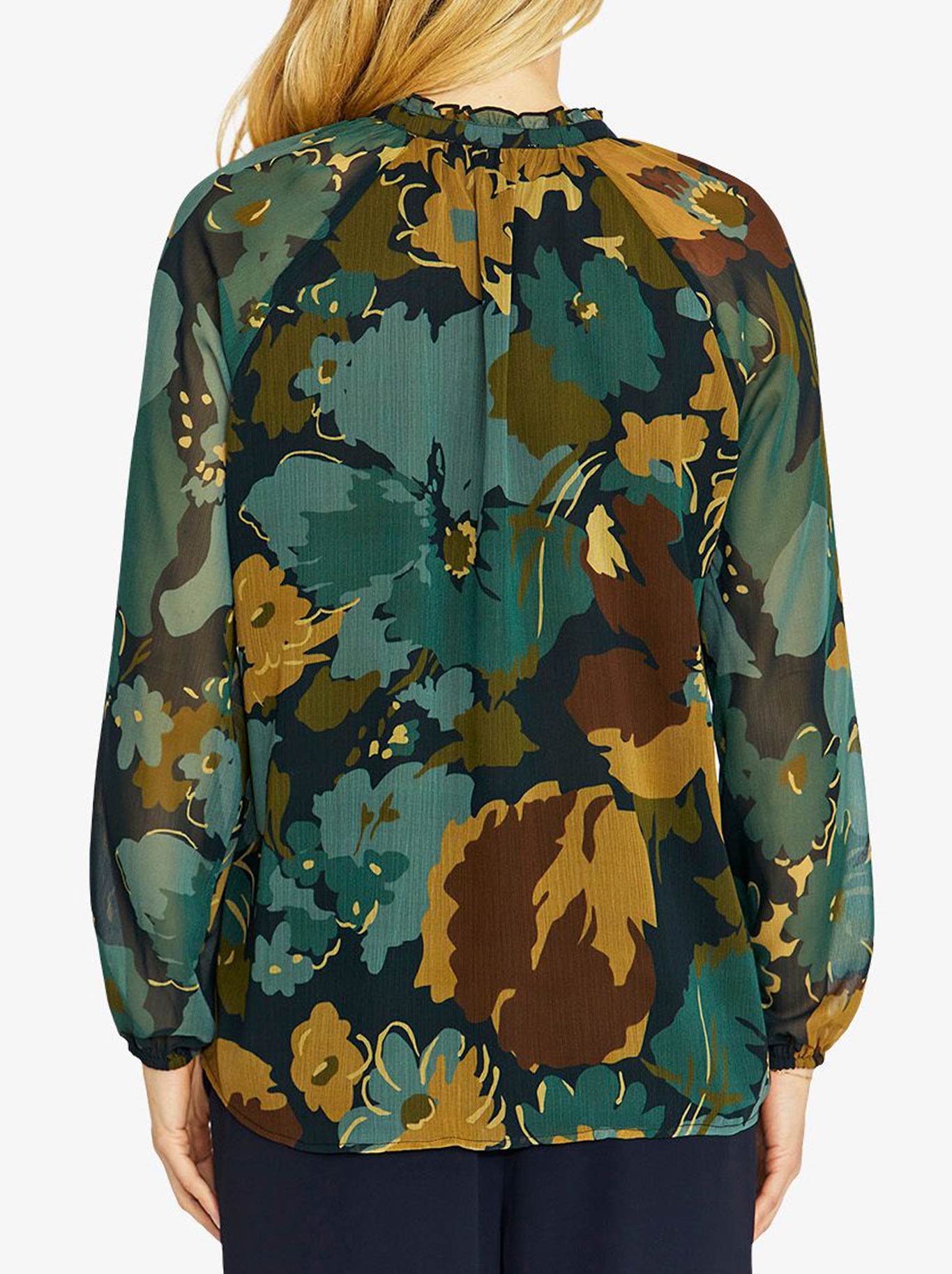 PINGPONG MIDNIGHT BOTANICA BLOUSE