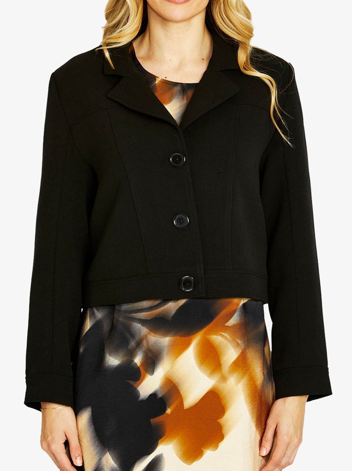 PINGPONG PONTE CROP BLAZER