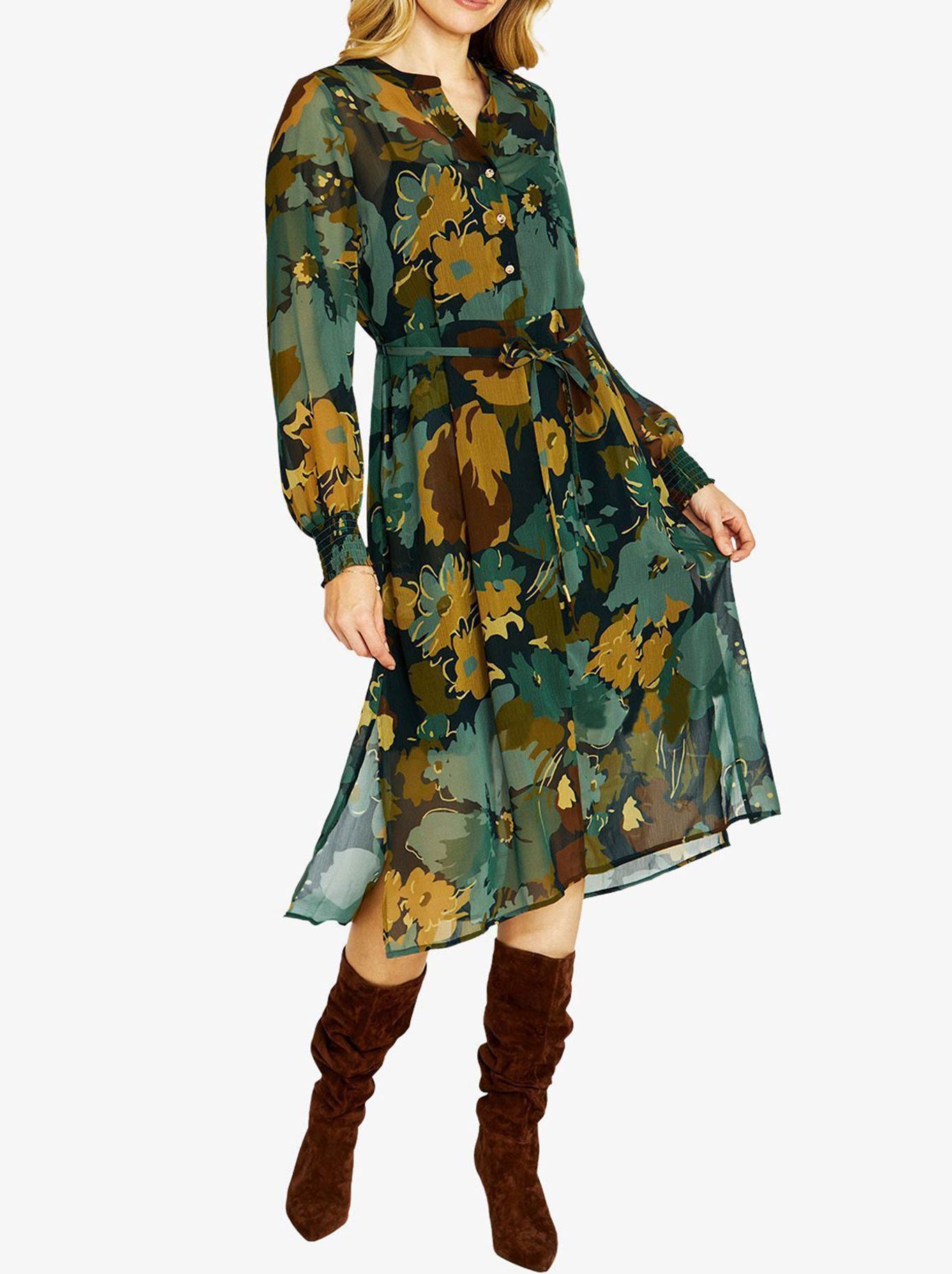 PINGPONG KATIE BUTTON DRESS