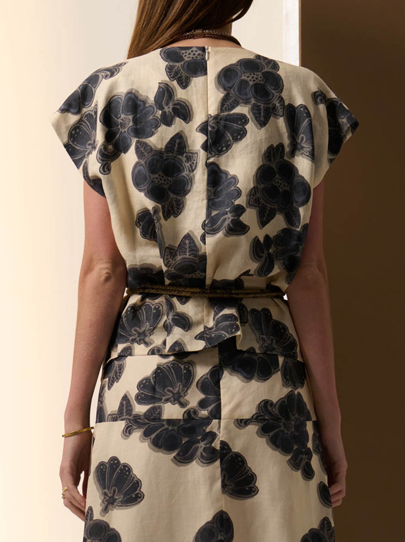 POL AMARA DRAPED TOP