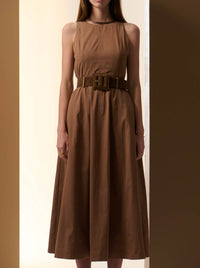 POL ODETTE BELTED DRESS