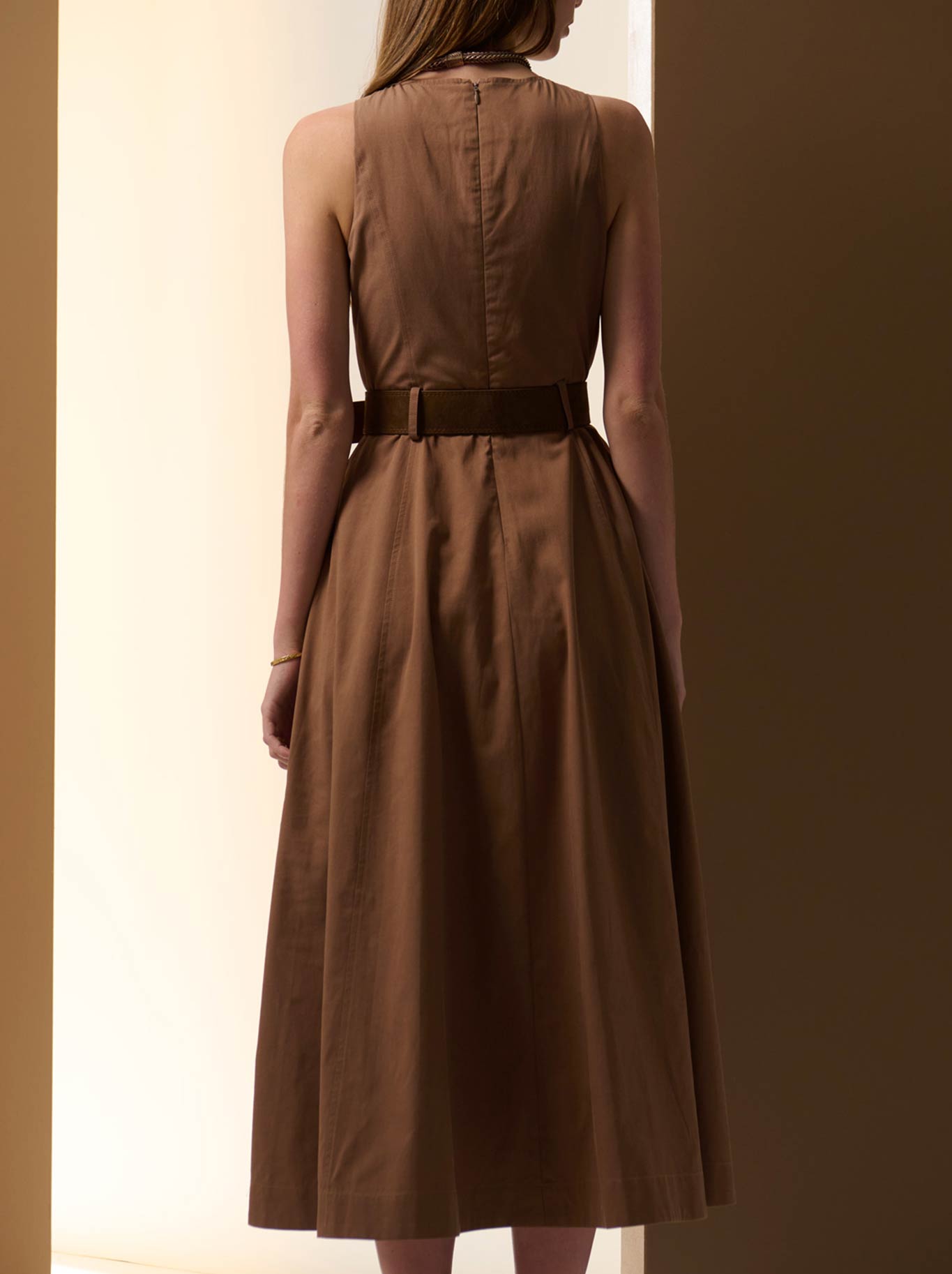 POL ODETTE BELTED DRESS