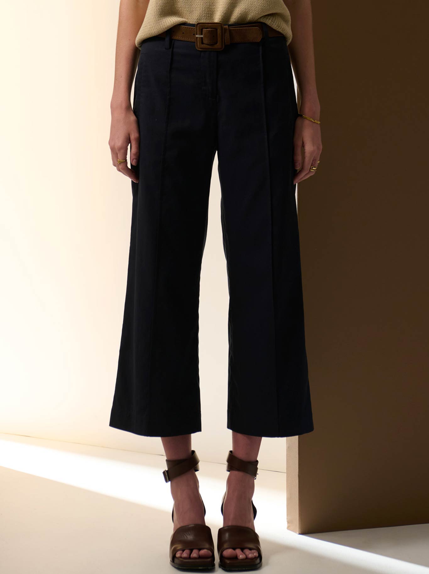 POL ODETTE BELTED PANT