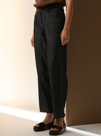 POL MUHLE DENIM BARREL PANT