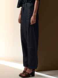 POL MUHLE DENIM BARREL PANT