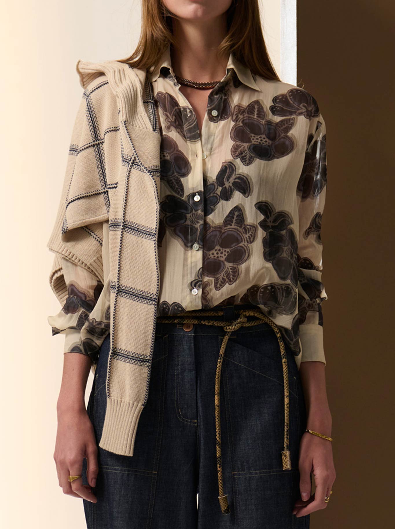 POL AMARA SILK SHIRT