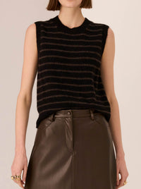 POL CARMEL STRIPED VEST