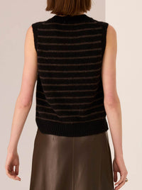 POL CARMEL STRIPED VEST