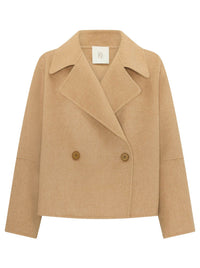 POL COHEN CROPPED WOOL COAT