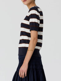 POL DARCY STRIPE KNIT TEE