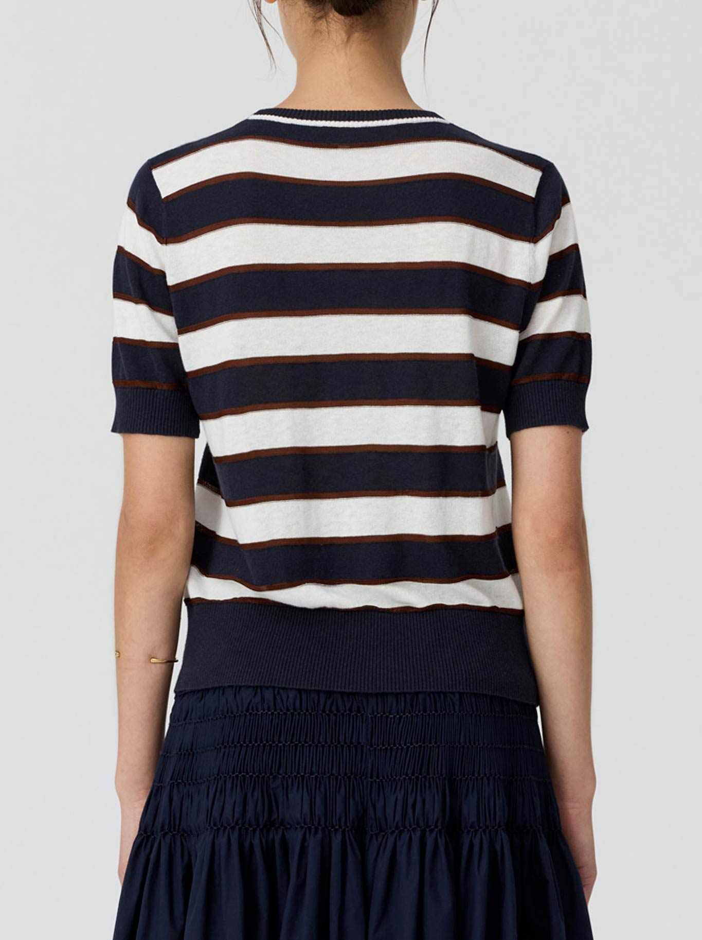 POL DARCY STRIPE KNIT TEE