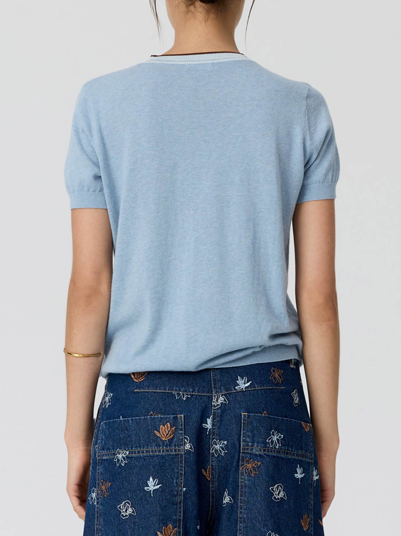 POL DILLON TEE WITH TIPPING
