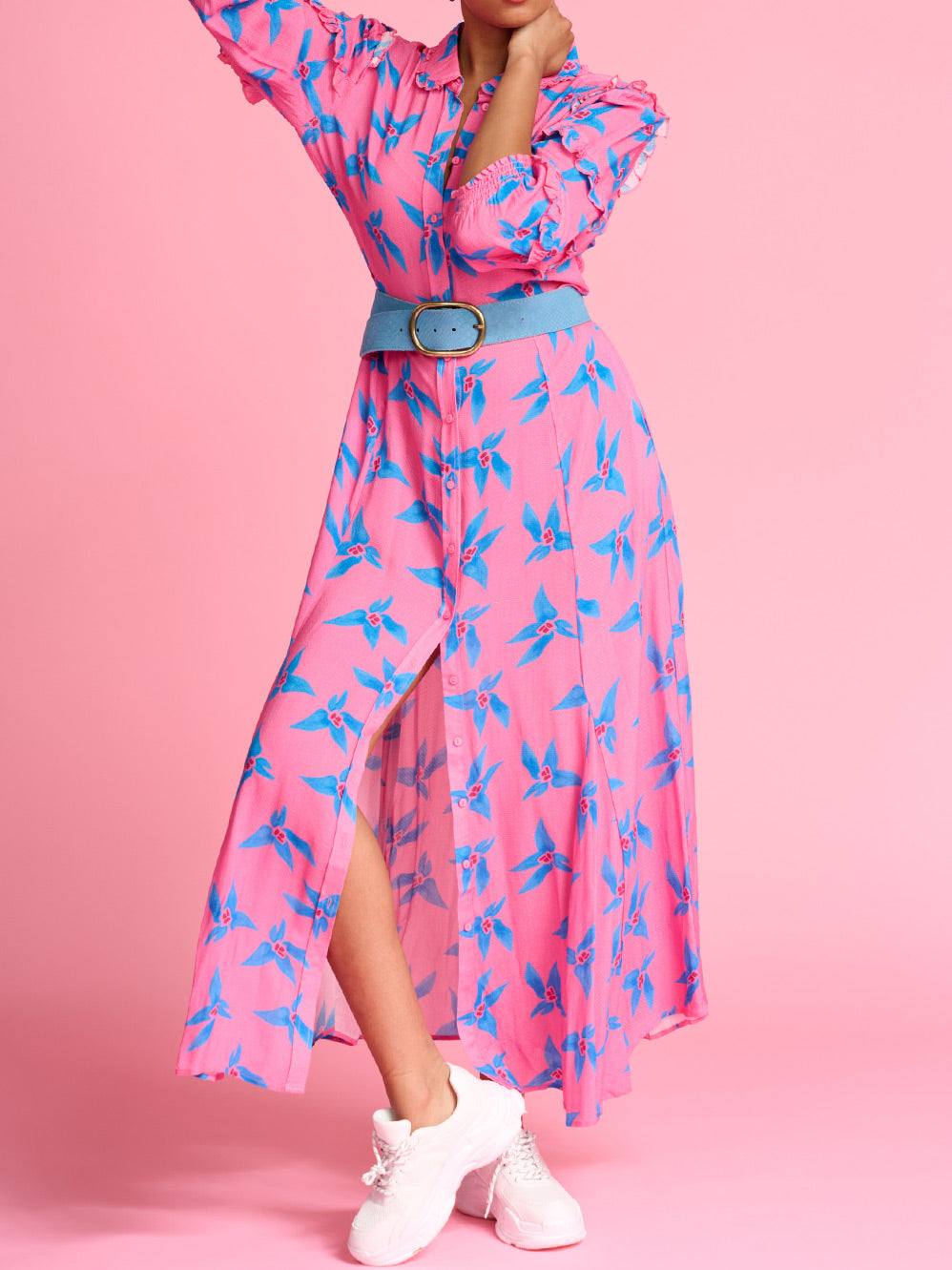POM ORIGAMI FLOWER DRESS