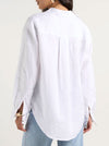 RE:UNION THE LABEL OPTIMUM LINEN OVERSIZED SHIRT